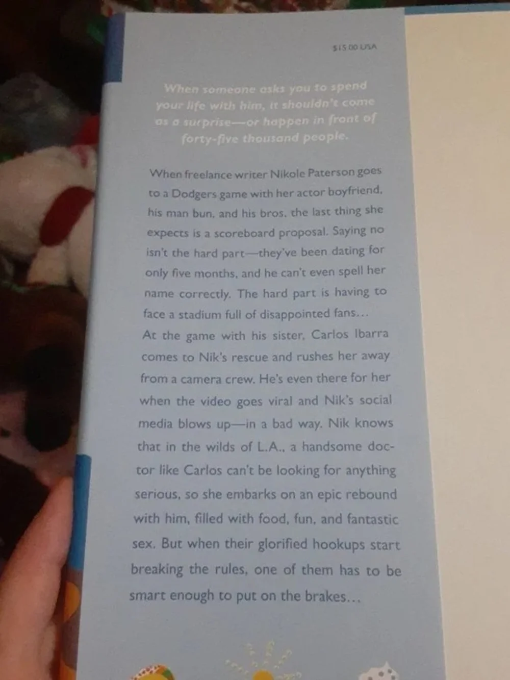 The Proposal by Jasmine Guillory - Light Blue Hardcover Coffee Table Book